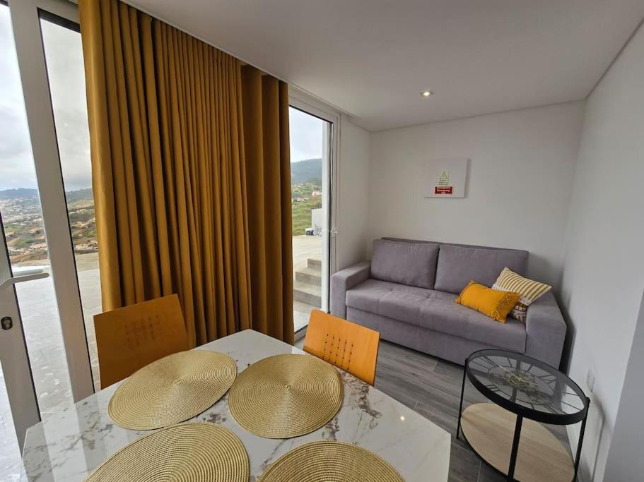 Brand New Private Modern Apartment With Patio And Sea View Calheta  Ngoại thất bức ảnh